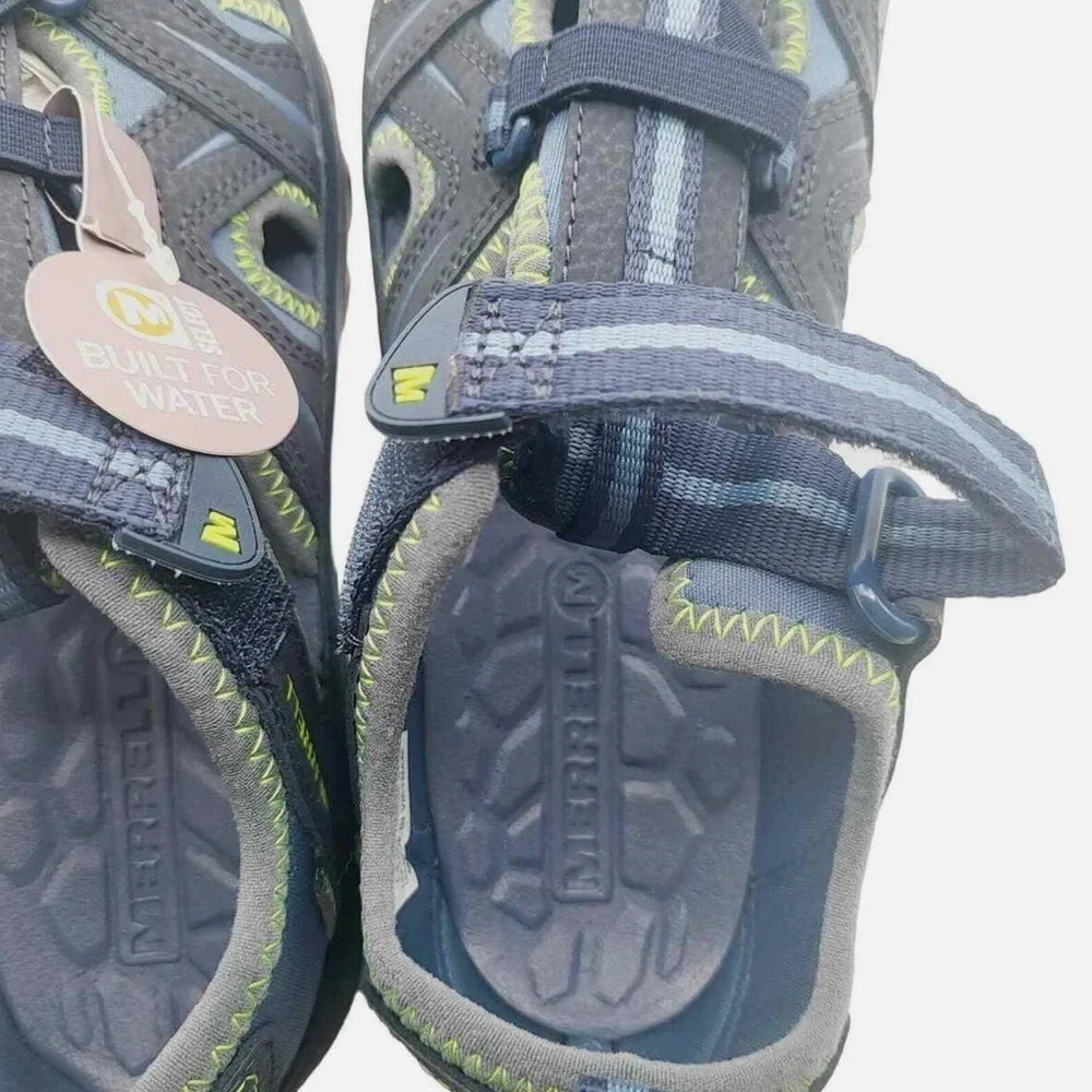Merrell Select Grip Men's Sandals Size 7M  Gray Blue And Green MY53375 New